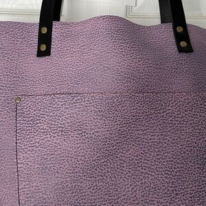 Portland Leather Lavender Tote Bag